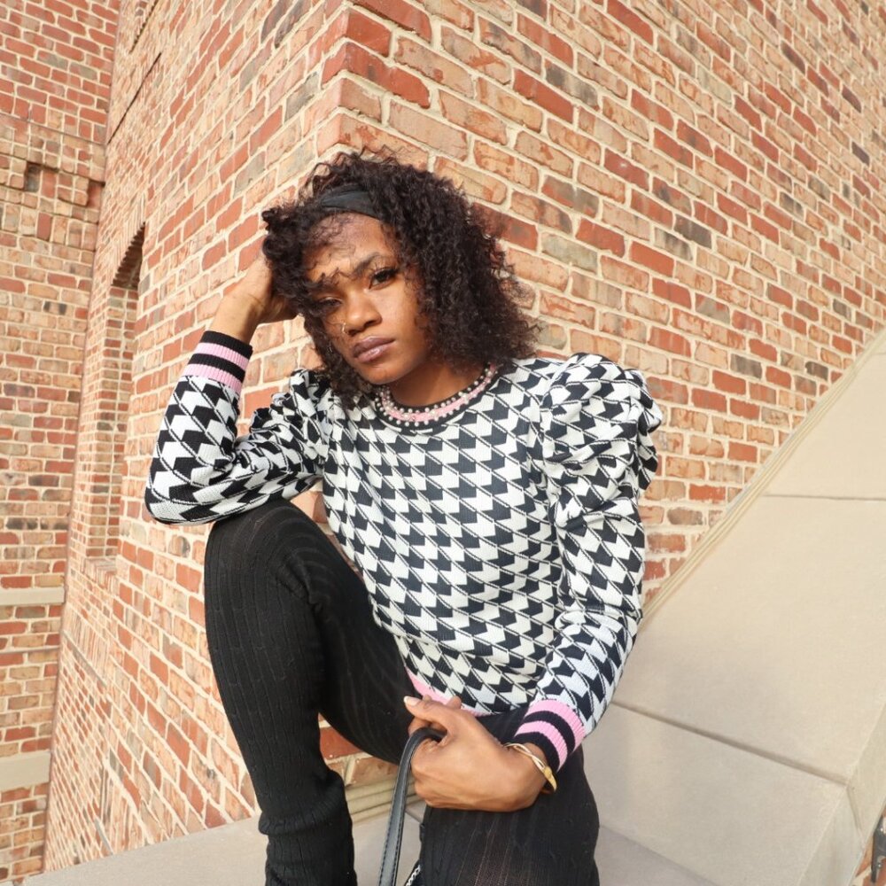 Printed Sweater